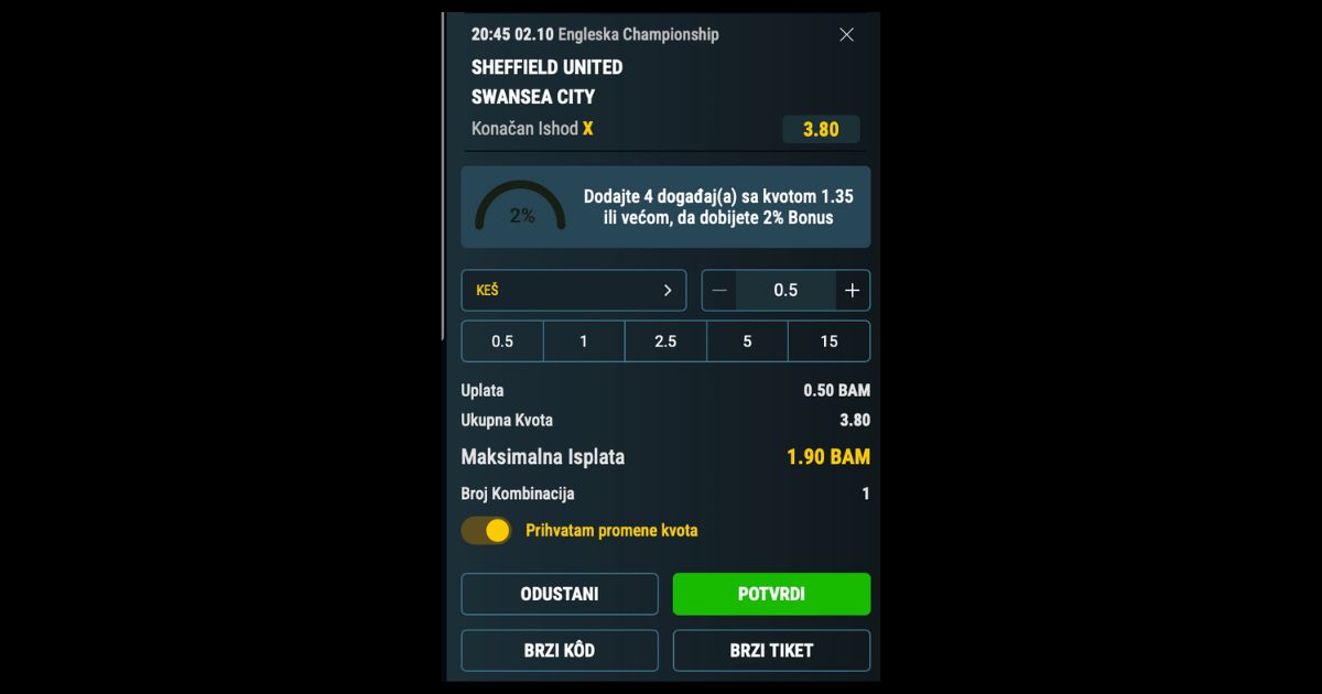 Odabir kladjenja online