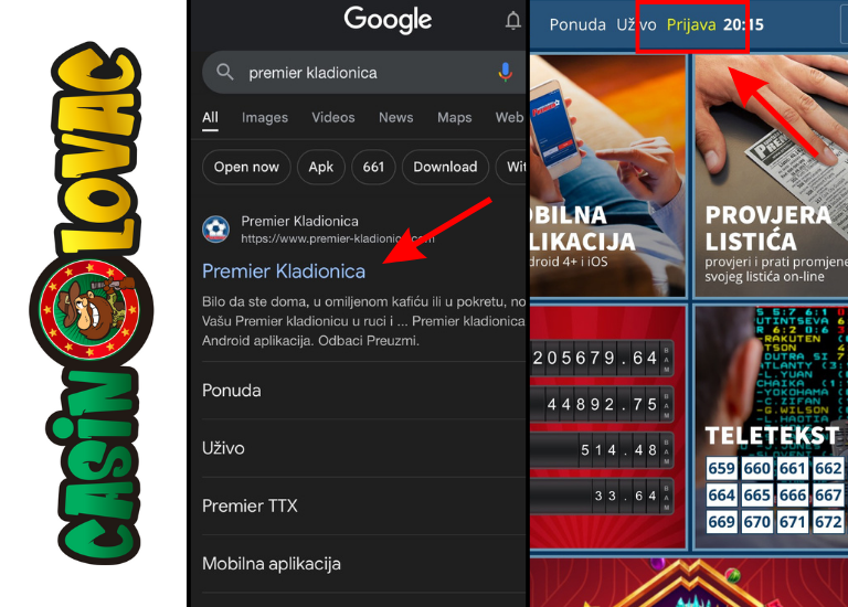 Premier Kladionica zvanicna stranica Premier homepage