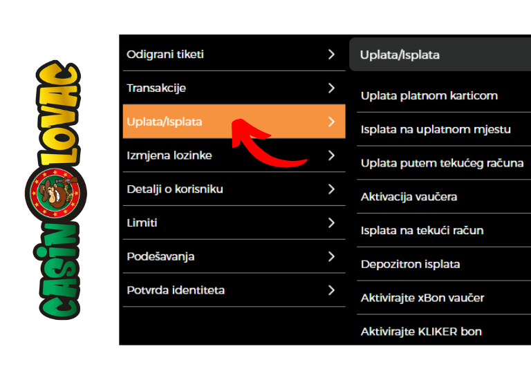 Izaberi način uplate