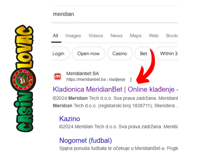 zvanicna stranica meridianbet