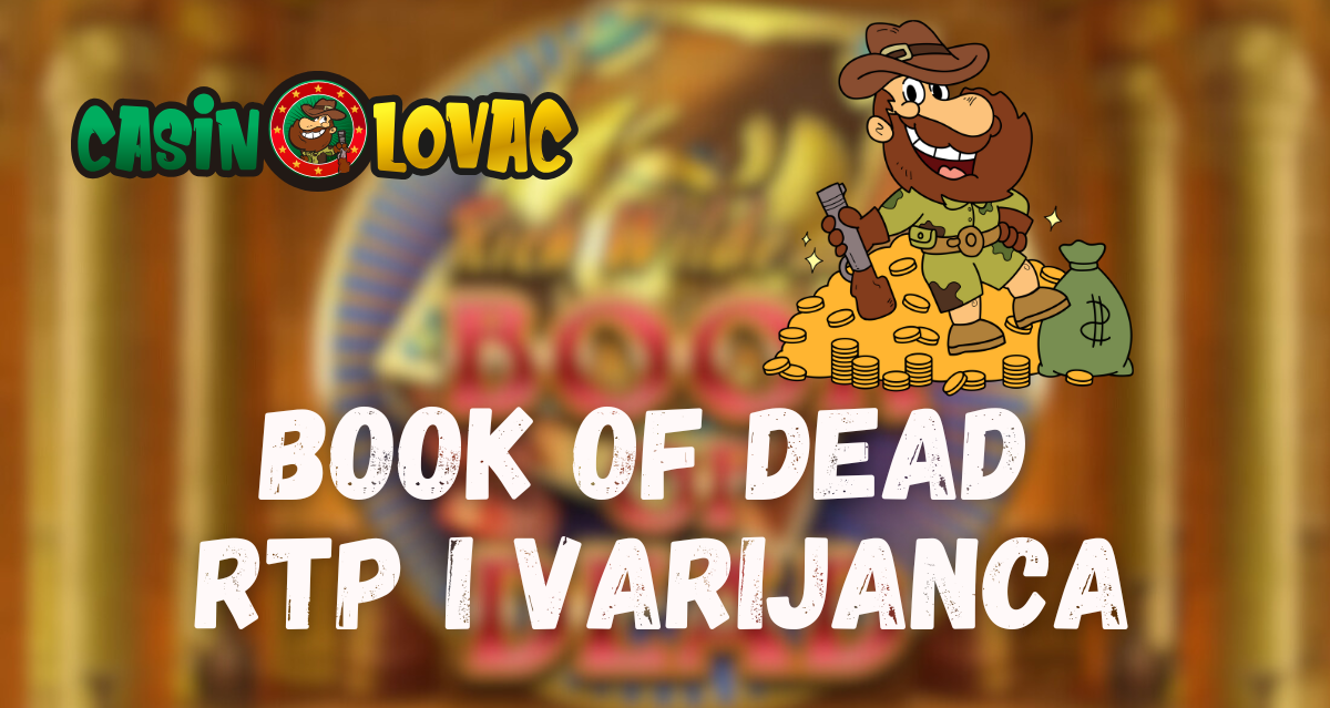 Book of Dead rtp i varijanca