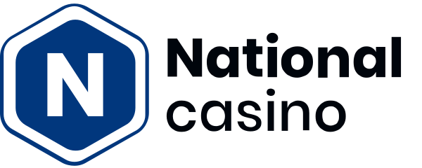 National Casino logo inverse