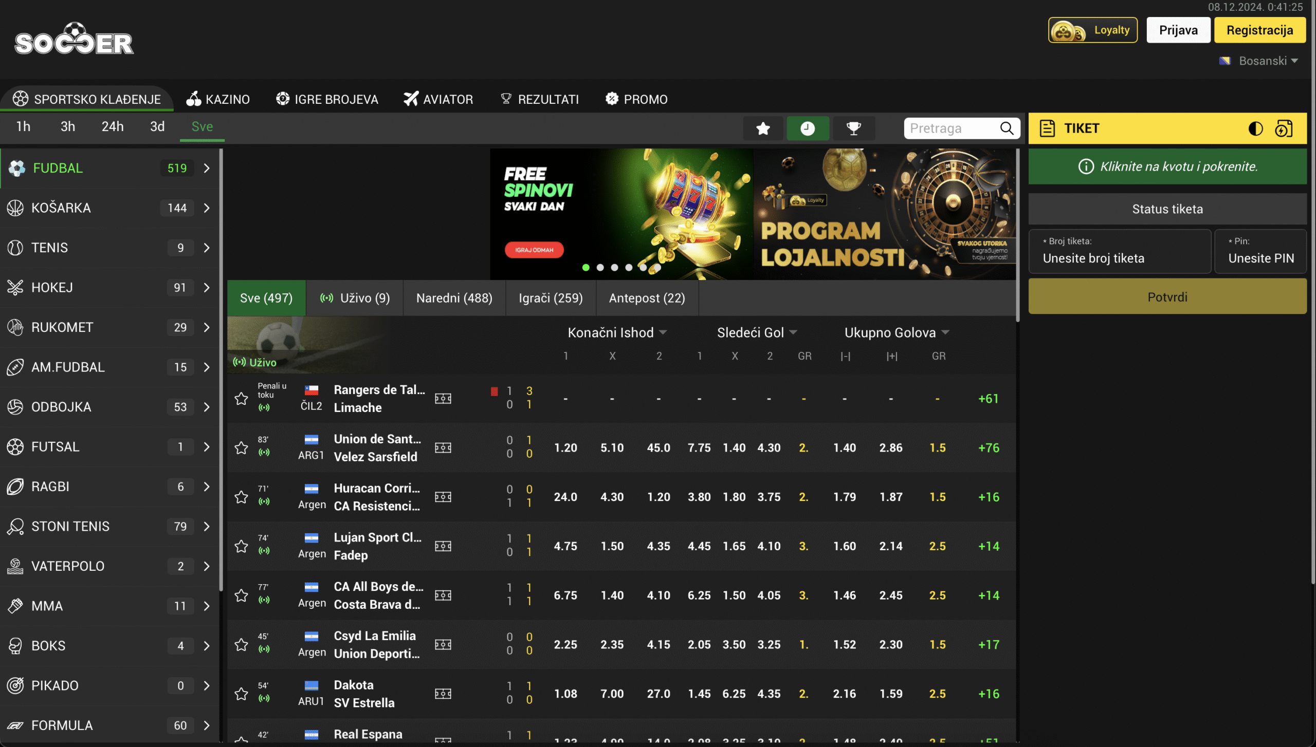 Soccerbet sportsko klađenje