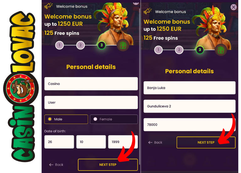 bizzo casino licni podatci 