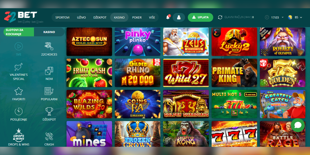 22bet slot