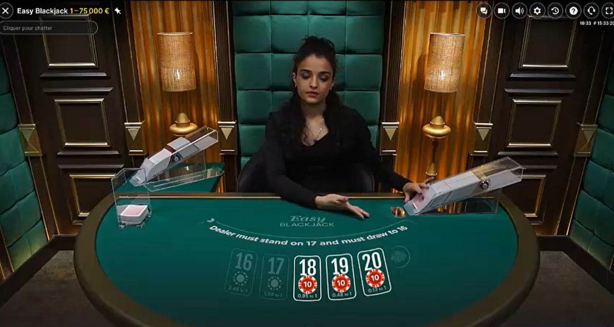 Easy Blackjack Live Gameplay