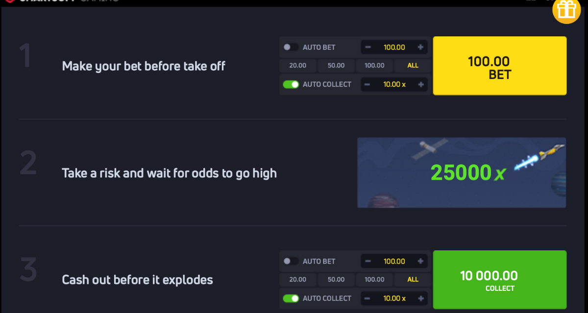 JetX pravila