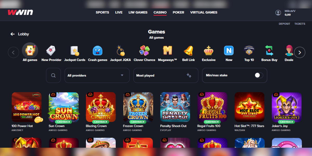 WWin slot
