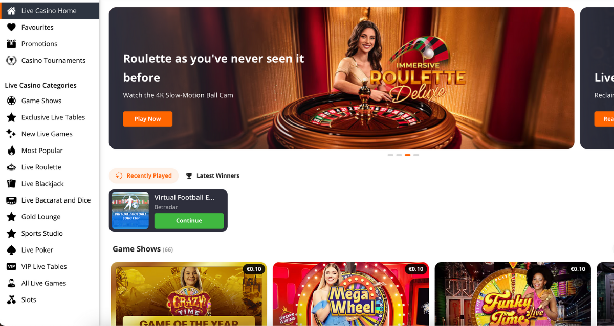 Betsson ponuda