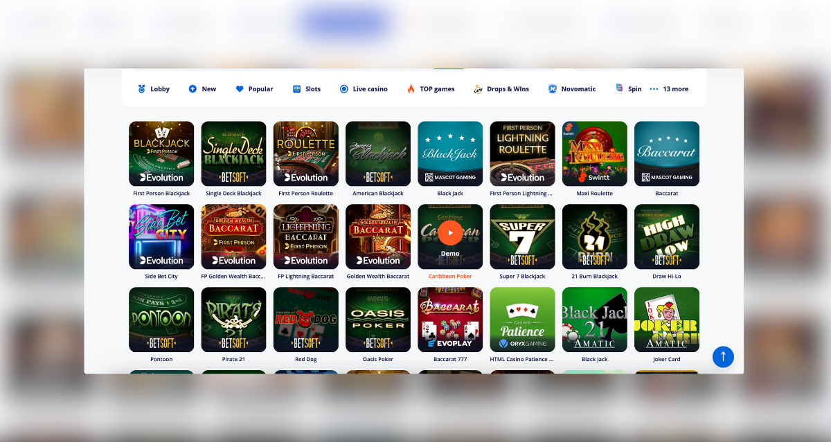 Vulkan Vegas live casino