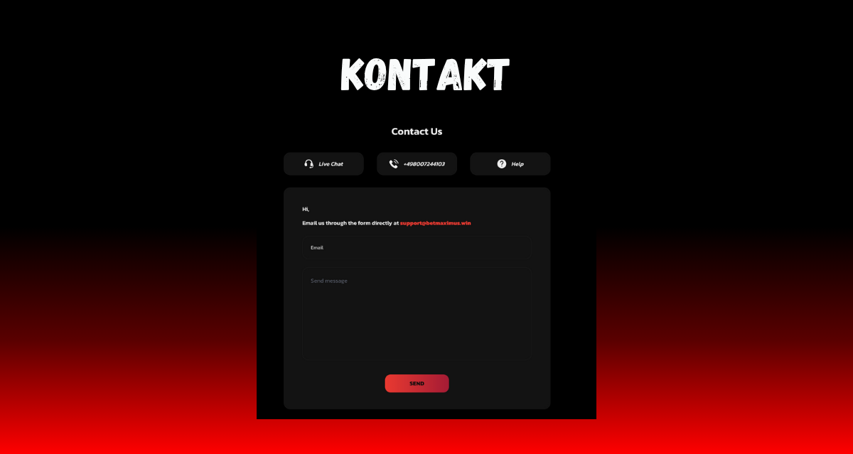 BetMaximus kontakt BetMaximus kontakt