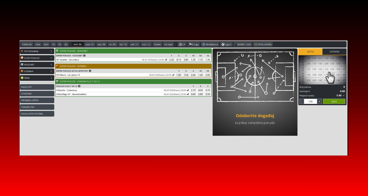Sportplus sportsko klađenje