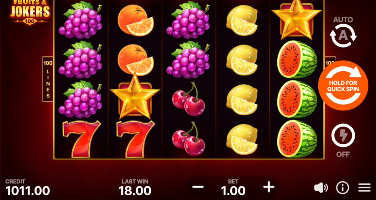Frutis & Jokers primjer