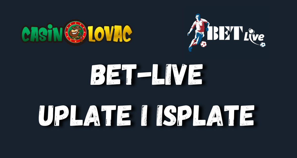 Bet-live uplate i isplate