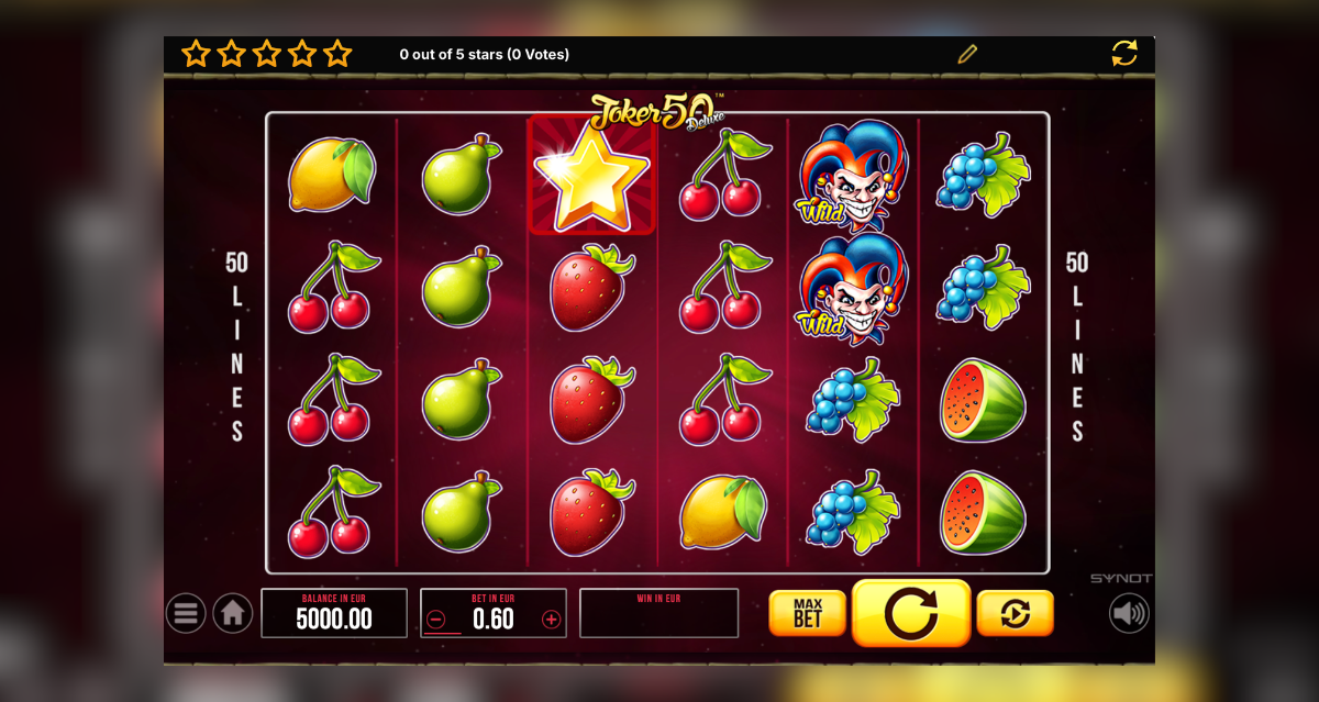 Joker 50 Deluxe primjer