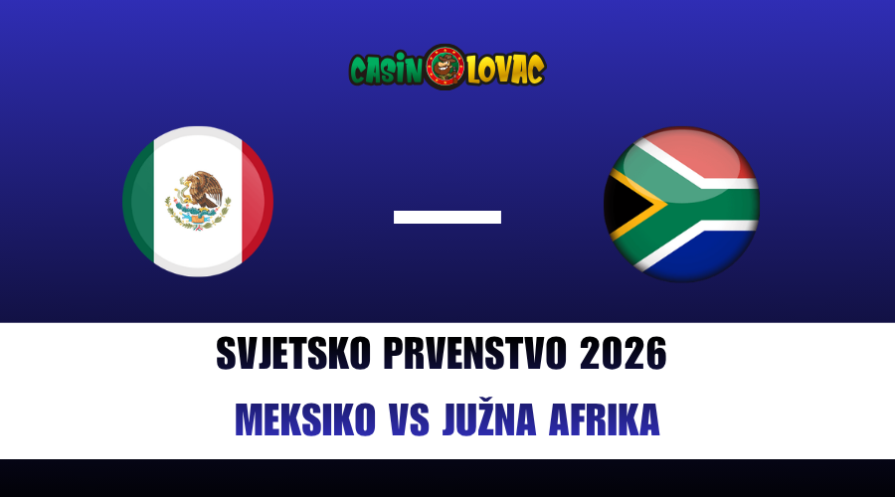Kladi se na Meksiko vs Južna Afrika