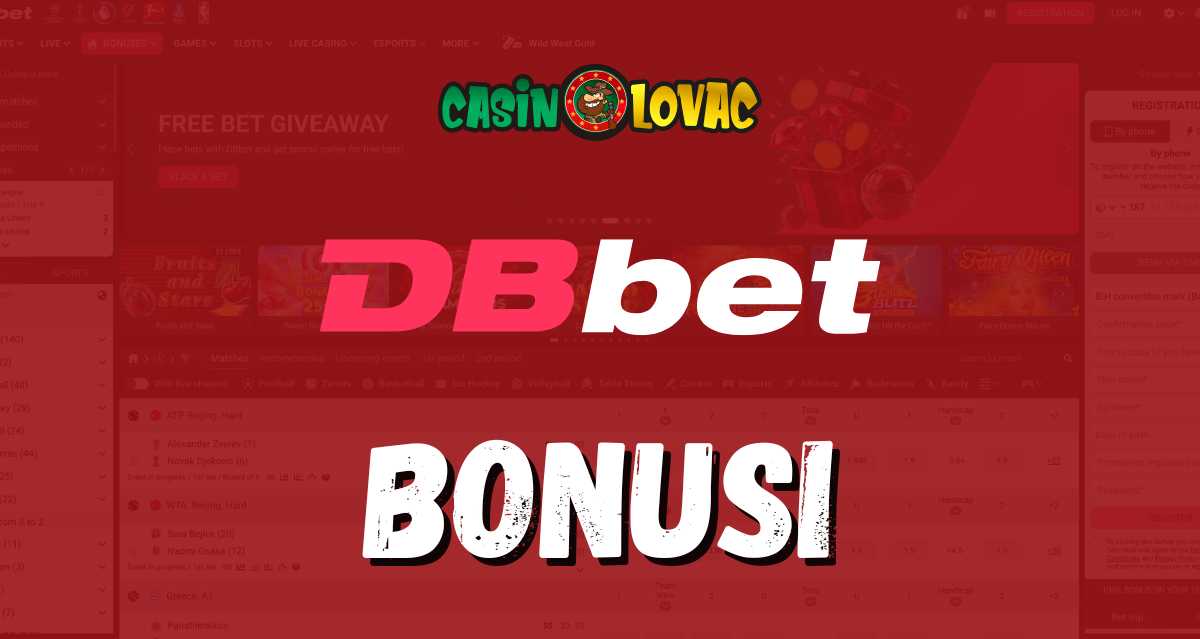 DBbet bonusi (2026)