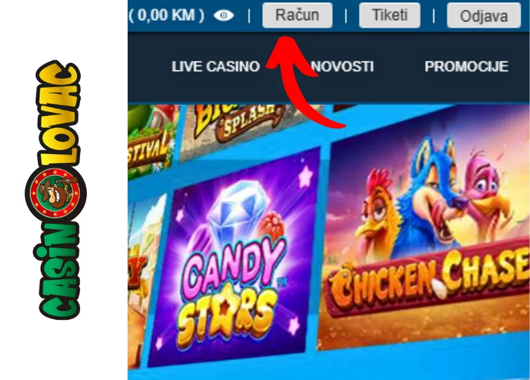 Bet Live prijavi se na profil