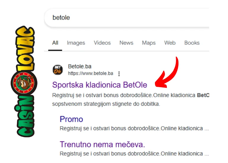 Otvori Betole sajt