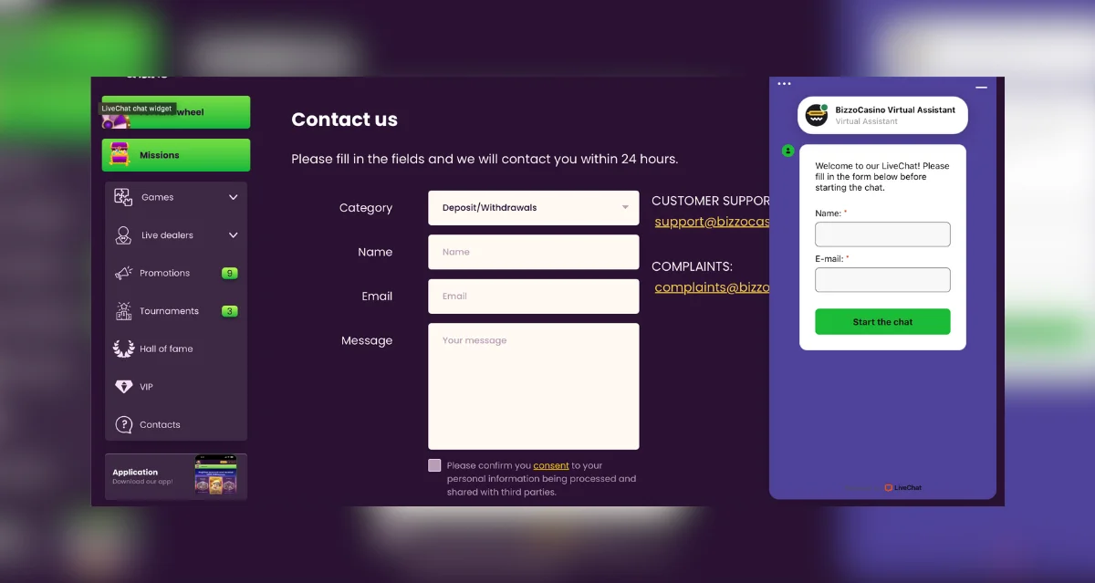 BizzoCasino korisnička podrška BizzoCasino korisnička podrška