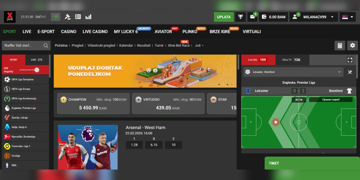 Xlivebet sportsko klađenje Xlivebet sportsko klađenje