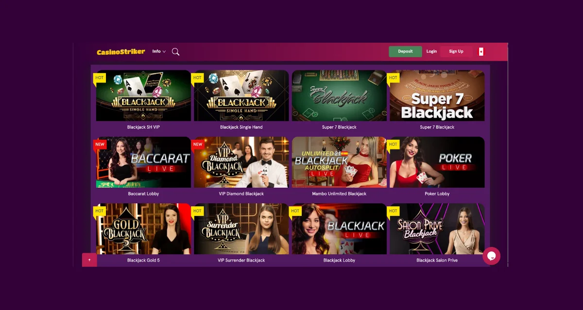 CasinoStriker Stolne Igre